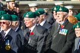 Remembrance Sunday at the Cenotaph in London 2014: Group E1 - Royal Marines Association.
Press stand opposite the Foreign Office building, Whitehall, London SW1,
London,
Greater London,
United Kingdom,
on 09 November 2014 at 11:49, image #539