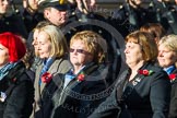 Remembrance Sunday at the Cenotaph in London 2014: Group E25 - Association of WRENS.
Press stand opposite the Foreign Office building, Whitehall, London SW1,
London,
Greater London,
United Kingdom,
on 09 November 2014 at 11:53, image #773