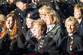 Remembrance Sunday at the Cenotaph in London 2014: Group E25 - Association of WRENS.
Press stand opposite the Foreign Office building, Whitehall, London SW1,
London,
Greater London,
United Kingdom,
on 09 November 2014 at 11:53, image #775