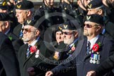 Remembrance Sunday at the Cenotaph in London 2014: Group E38 - Aircrewmans Association.
Press stand opposite the Foreign Office building, Whitehall, London SW1,
London,
Greater London,
United Kingdom,
on 09 November 2014 at 11:54, image #859
