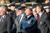 Remembrance Sunday at the Cenotaph in London 2014: ??? Please let me know which group this is! ???.
Press stand opposite the Foreign Office building, Whitehall, London SW1,
London,
Greater London,
United Kingdom,
on 09 November 2014 at 11:55, image #889