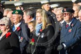 Remembrance Sunday at the Cenotaph in London 2014: Group A1 - Blind Veterans UK.
Press stand opposite the Foreign Office building, Whitehall, London SW1,
London,
Greater London,
United Kingdom,
on 09 November 2014 at 11:56, image #906