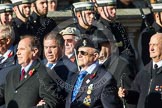 Remembrance Sunday at the Cenotaph in London 2014: Group A1 - Blind Veterans UK.
Press stand opposite the Foreign Office building, Whitehall, London SW1,
London,
Greater London,
United Kingdom,
on 09 November 2014 at 11:56, image #916