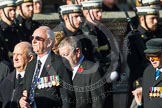 Remembrance Sunday at the Cenotaph in London 2014: Group A1 - Blind Veterans UK.
Press stand opposite the Foreign Office building, Whitehall, London SW1,
London,
Greater London,
United Kingdom,
on 09 November 2014 at 11:56, image #918