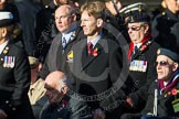 Remembrance Sunday at the Cenotaph in London 2014: Group A1 - Blind Veterans UK.
Press stand opposite the Foreign Office building, Whitehall, London SW1,
London,
Greater London,
United Kingdom,
on 09 November 2014 at 11:56, image #926