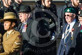 Remembrance Sunday at the Cenotaph in London 2014: Group F14 - National Malaya & Borneo Veterans Association.
Press stand opposite the Foreign Office building, Whitehall, London SW1,
London,
Greater London,
United Kingdom,
on 09 November 2014 at 11:58, image #1019