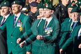 Remembrance Sunday at the Cenotaph in London 2014: Group A4 - Royal Irish Regiment Association..
Press stand opposite the Foreign Office building, Whitehall, London SW1,
London,
Greater London,
United Kingdom,
on 09 November 2014 at 12:00, image #1132
