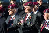 Remembrance Sunday at the Cenotaph in London 2014: Group A20 - Guards Parachute Association.
Press stand opposite the Foreign Office building, Whitehall, London SW1,
London,
Greater London,
United Kingdom,
on 09 November 2014 at 12:04, image #1337
