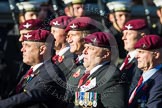 Remembrance Sunday at the Cenotaph in London 2014: Group A21- 4 Company Association (Parachute Regiment).
Press stand opposite the Foreign Office building, Whitehall, London SW1,
London,
Greater London,
United Kingdom,
on 09 November 2014 at 12:04, image #1341