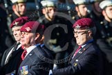 Remembrance Sunday at the Cenotaph in London 2014: Group A21- 4 Company Association (Parachute Regiment).
Press stand opposite the Foreign Office building, Whitehall, London SW1,
London,
Greater London,
United Kingdom,
on 09 November 2014 at 12:04, image #1343