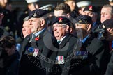 Remembrance Sunday at the Cenotaph in London 2014: Group A36 - The Staffordshire Regiment.
Press stand opposite the Foreign Office building, Whitehall, London SW1,
London,
Greater London,
United Kingdom,
on 09 November 2014 at 12:06, image #1474