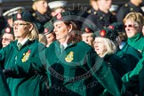 Remembrance Sunday at the Cenotaph in London 2014: Group B2 - Women's Royal Army Corps Association.
Press stand opposite the Foreign Office building, Whitehall, London SW1,
London,
Greater London,
United Kingdom,
on 09 November 2014 at 12:06, image #1502