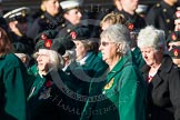 Remembrance Sunday at the Cenotaph in London 2014: Group B2 - Women's Royal Army Corps Association.
Press stand opposite the Foreign Office building, Whitehall, London SW1,
London,
Greater London,
United Kingdom,
on 09 November 2014 at 12:06, image #1503