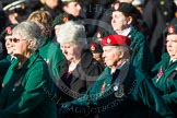 Remembrance Sunday at the Cenotaph in London 2014: Group B2 - Women's Royal Army Corps Association.
Press stand opposite the Foreign Office building, Whitehall, London SW1,
London,
Greater London,
United Kingdom,
on 09 November 2014 at 12:06, image #1504