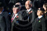 Remembrance Sunday at the Cenotaph in London 2014: Group B7 - Royal Artillery Association.
Press stand opposite the Foreign Office building, Whitehall, London SW1,
London,
Greater London,
United Kingdom,
on 09 November 2014 at 12:07, image #1557
