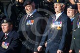 Remembrance Sunday at the Cenotaph in London 2014: Group B9 - Royal Engineers Bomb Disposal Association.
Press stand opposite the Foreign Office building, Whitehall, London SW1,
London,
Greater London,
United Kingdom,
on 09 November 2014 at 12:08, image #1575