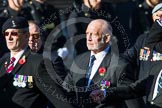 Remembrance Sunday at the Cenotaph in London 2014: Group B11 - Royal Signals Association.
Press stand opposite the Foreign Office building, Whitehall, London SW1,
London,
Greater London,
United Kingdom,
on 09 November 2014 at 12:08, image #1621
