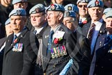 Remembrance Sunday at the Cenotaph in London 2014: Group B12 - Army Air Corps Association.
Press stand opposite the Foreign Office building, Whitehall, London SW1,
London,
Greater London,
United Kingdom,
on 09 November 2014 at 12:09, image #1628