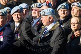 Remembrance Sunday at the Cenotaph in London 2014: Group B12 - Army Air Corps Association.
Press stand opposite the Foreign Office building, Whitehall, London SW1,
London,
Greater London,
United Kingdom,
on 09 November 2014 at 12:09, image #1631