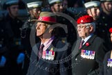 Remembrance Sunday at the Cenotaph in London 2014: Group B20 - Royal Military Police Association.
Press stand opposite the Foreign Office building, Whitehall, London SW1,
London,
Greater London,
United Kingdom,
on 09 November 2014 at 12:11, image #1731