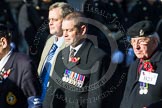 Remembrance Sunday at the Cenotaph in London 2014: Group B23 - Royal Army Veterinary Corps & Royal Army Dental Corps.
Press stand opposite the Foreign Office building, Whitehall, London SW1,
London,
Greater London,
United Kingdom,
on 09 November 2014 at 12:11, image #1772