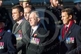 Remembrance Sunday at the Cenotaph in London 2014: Group B23 - Royal Army Veterinary Corps & Royal Army Dental Corps.
Press stand opposite the Foreign Office building, Whitehall, London SW1,
London,
Greater London,
United Kingdom,
on 09 November 2014 at 12:11, image #1778