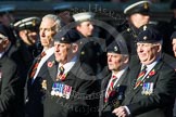 Remembrance Sunday at the Cenotaph in London 2014: Group B27 - Royal Dragoon Guards.
Press stand opposite the Foreign Office building, Whitehall, London SW1,
London,
Greater London,
United Kingdom,
on 09 November 2014 at 12:12, image #1814