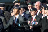 Photo 1411091213351D49424HaraldJoergens Remembrance Sunday at the Cenotaph in London 2014: Group B30 - 16/5th Queen's Royal Lancers.
Press stand opposite the Foreign Office building, Whitehall, London SW1,
London,
Greater London,
United Kingdom,
on 09 November 2014 at 12:13, image #1902