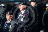 Remembrance Sunday at the Cenotaph in London 2014: Group B33 - 43rd Reconnaissance Regiment Old Comrades Association.
Press stand opposite the Foreign Office building, Whitehall, London SW1,
London,
Greater London,
United Kingdom,
on 09 November 2014 at 12:13, image #1918