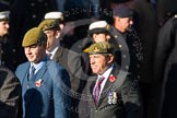 Remembrance Sunday at the Cenotaph in London 2014: Group B38 - Special Observers Association.
Press stand opposite the Foreign Office building, Whitehall, London SW1,
London,
Greater London,
United Kingdom,
on 09 November 2014 at 12:14, image #1958