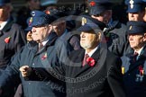 Remembrance Sunday at the Cenotaph in London 2014: Group M1 - Transport For London.
Press stand opposite the Foreign Office building, Whitehall, London SW1,
London,
Greater London,
United Kingdom,
on 09 November 2014 at 12:15, image #1968