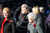 Photo 1411091215201D49629HaraldJoergens Remembrance Sunday at the Cenotaph in London 2014: Group M3 - Munitions Workers Association.
Press stand opposite the Foreign Office building, Whitehall, London SW1,
London,
Greater London,
United Kingdom,
on 09 November 2014 at 12:15, image #1983