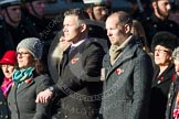 Remembrance Sunday at the Cenotaph in London 2014: Group M4 - Children of the Far East Prisoners of War.
Press stand opposite the Foreign Office building, Whitehall, London SW1,
London,
Greater London,
United Kingdom,
on 09 November 2014 at 12:15, image #1989
