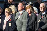 Remembrance Sunday at the Cenotaph in London 2014: Group M5 - Evacuees Reunion Association.
Press stand opposite the Foreign Office building, Whitehall, London SW1,
London,
Greater London,
United Kingdom,
on 09 November 2014 at 12:15, image #2013