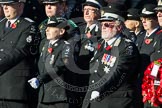 Remembrance Sunday at the Cenotaph in London 2014: Group M15 - St John Ambulance.
Press stand opposite the Foreign Office building, Whitehall, London SW1,
London,
Greater London,
United Kingdom,
on 09 November 2014 at 12:16, image #2086