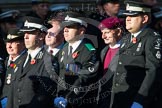 Remembrance Sunday at the Cenotaph in London 2014: Group M15 - St John Ambulance.
Press stand opposite the Foreign Office building, Whitehall, London SW1,
London,
Greater London,
United Kingdom,
on 09 November 2014 at 12:16, image #2092