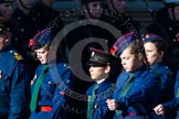 Remembrance Sunday at the Cenotaph in London 2014: Group M53 - Church Lads & Church Girls Brigade.
Press stand opposite the Foreign Office building, Whitehall, London SW1,
London,
Greater London,
United Kingdom,
on 09 November 2014 at 12:22, image #2342