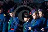 Remembrance Sunday at the Cenotaph in London 2014: Group M53 - Church Lads & Church Girls Brigade.
Press stand opposite the Foreign Office building, Whitehall, London SW1,
London,
Greater London,
United Kingdom,
on 09 November 2014 at 12:22, image #2342