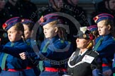 Remembrance Sunday at the Cenotaph in London 2014: Group M53 - Church Lads & Church Girls Brigade.
Press stand opposite the Foreign Office building, Whitehall, London SW1,
London,
Greater London,
United Kingdom,
on 09 November 2014 at 12:22, image #2344