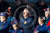 Remembrance Sunday at the Cenotaph in London 2014: Group M53 - Church Lads & Church Girls Brigade.
Press stand opposite the Foreign Office building, Whitehall, London SW1,
London,
Greater London,
United Kingdom,
on 09 November 2014 at 12:22, image #2350