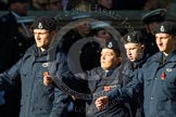 Remembrance Sunday at the Cenotaph in London 2014: Group M54 - Metropolitan Police Volunteer Police Cadets.
Press stand opposite the Foreign Office building, Whitehall, London SW1,
London,
Greater London,
United Kingdom,
on 09 November 2014 at 12:22, image #2355