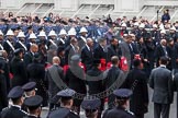 Remembrance Sunday at the Cenotaph in London 2014: The High Commissioners with their wreaths on the western side of the Cenotaph.
Press stand opposite the Foreign Office building, Whitehall, London SW1,
London,
Greater London,
United Kingdom,
on 09 November 2014 at 11:12, image #250