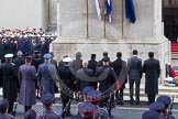 Remembrance Sunday at the Cenotaph in London 2014: The High Commissioners laying their wreaths at the Cenotaph.
Press stand opposite the Foreign Office building, Whitehall, London SW1,
London,
Greater London,
United Kingdom,
on 09 November 2014 at 11:13, image #254