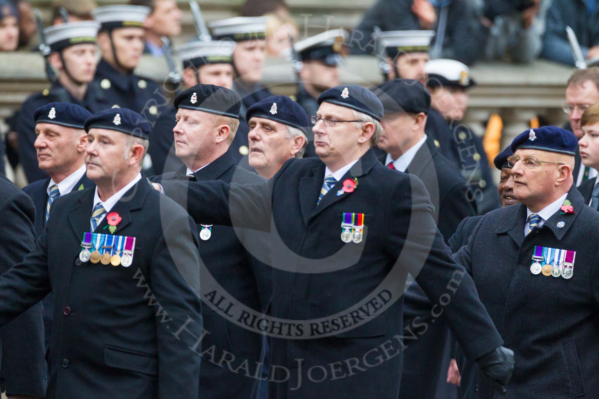 Remembrance Sunday at the Cenotaph 2015: Group B4, Royal Artillery Association.
Cenotaph, Whitehall, London SW1,
London,
Greater London,
United Kingdom,
on 08 November 2015 at 11:36, image #32