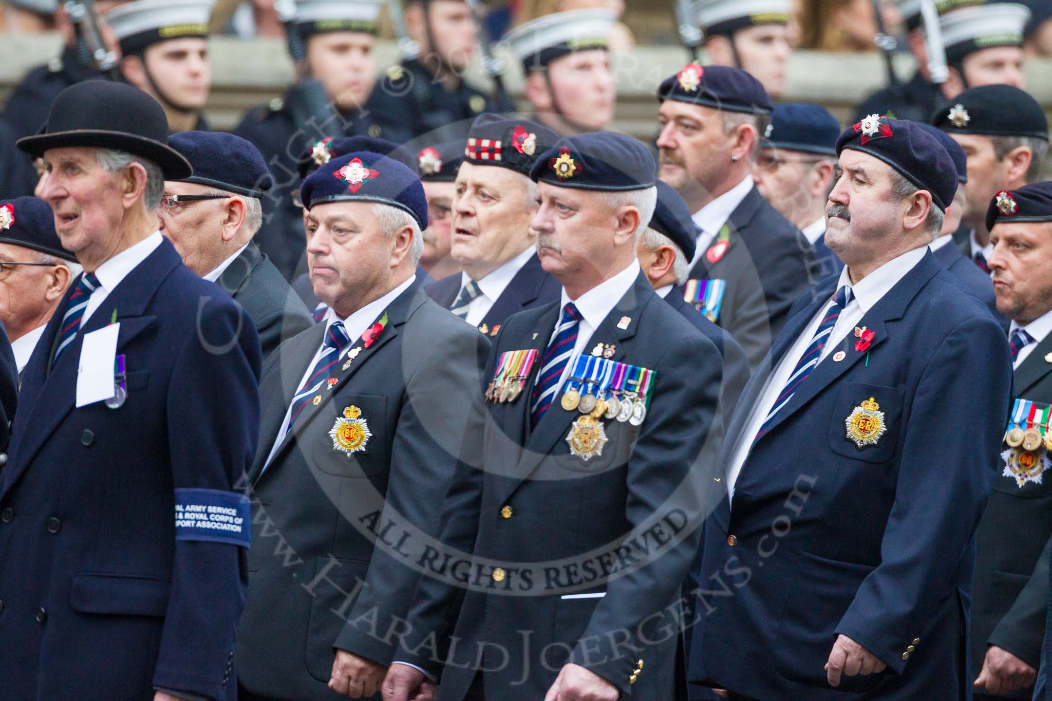Remembrance Sunday at the Cenotaph 2015: Group B10, Royal Army Service Corps & Royal Corps of Transport Association.
Cenotaph, Whitehall, London SW1,
London,
Greater London,
United Kingdom,
on 08 November 2015 at 11:38, image #84