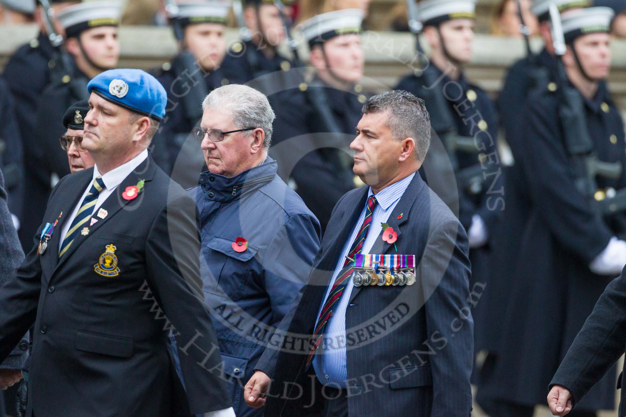Remembrance Sunday at the Cenotaph 2015: Group B12, Army Catering Corps Association.
Cenotaph, Whitehall, London SW1,
London,
Greater London,
United Kingdom,
on 08 November 2015 at 11:38, image #102