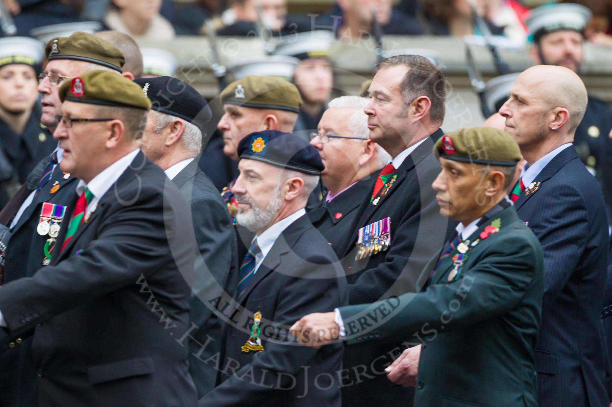 Remembrance Sunday at the Cenotaph 2015: Group B13, Royal Pioneer Corps Association (Anniversary).
Cenotaph, Whitehall, London SW1,
London,
Greater London,
United Kingdom,
on 08 November 2015 at 11:39, image #107