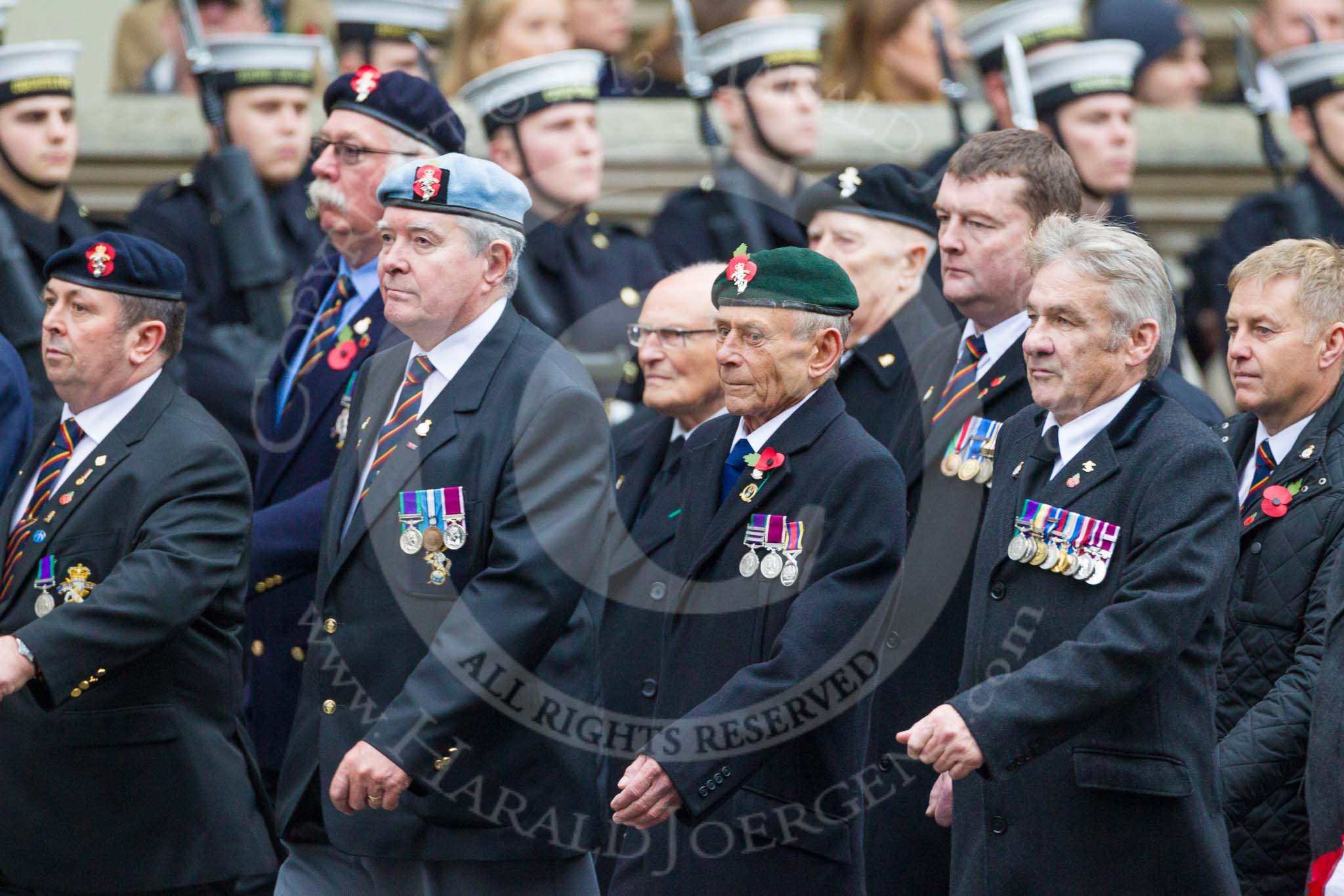 Remembrance Sunday at the Cenotaph 2015: Group B15, Royal Electrical & Mechanical Engineers Association.
Cenotaph, Whitehall, London SW1,
London,
Greater London,
United Kingdom,
on 08 November 2015 at 11:39, image #122