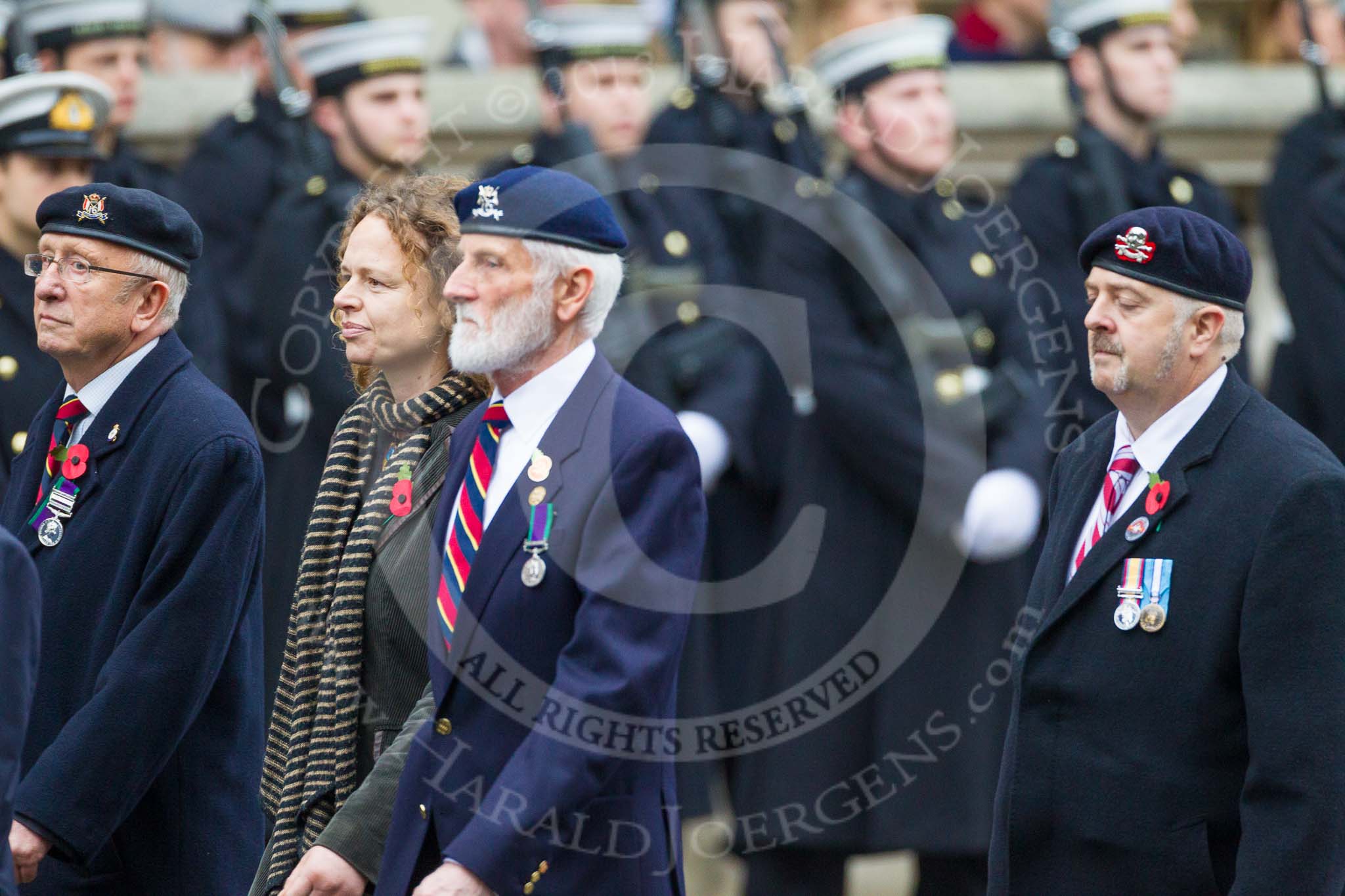 Remembrance Sunday at the Cenotaph 2015: Group B26, 16/5th Queen's Royal Lancers.
Cenotaph, Whitehall, London SW1,
London,
Greater London,
United Kingdom,
on 08 November 2015 at 11:41, image #211