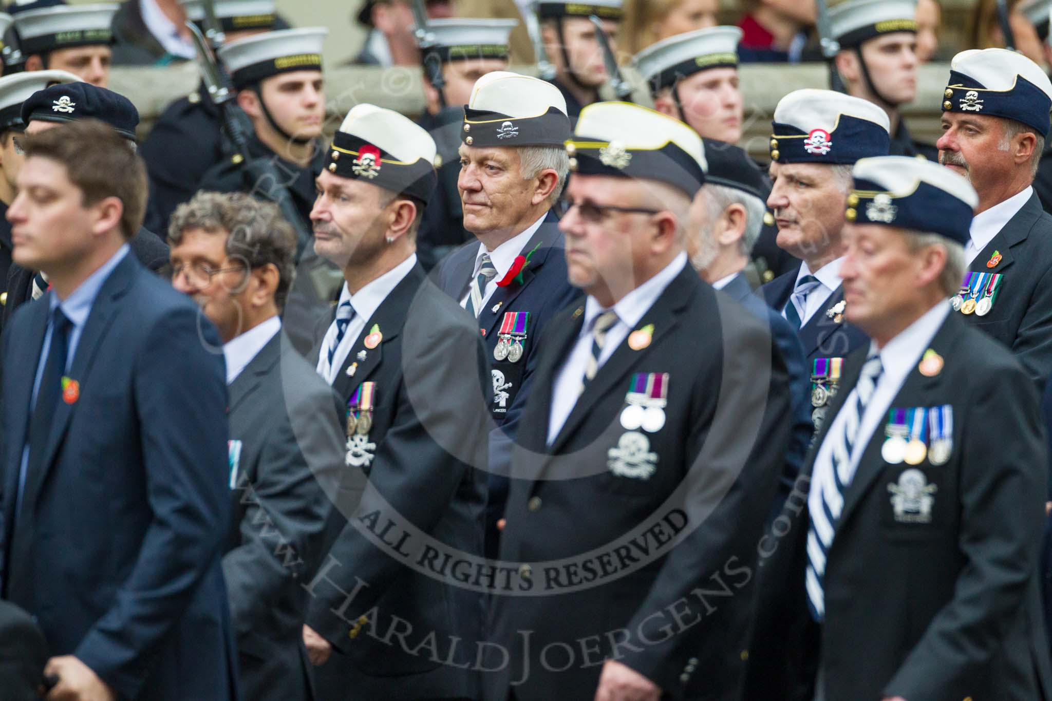 Remembrance Sunday at the Cenotaph 2015: Group B27, 17/21 Lancers.
Cenotaph, Whitehall, London SW1,
London,
Greater London,
United Kingdom,
on 08 November 2015 at 11:41, image #214